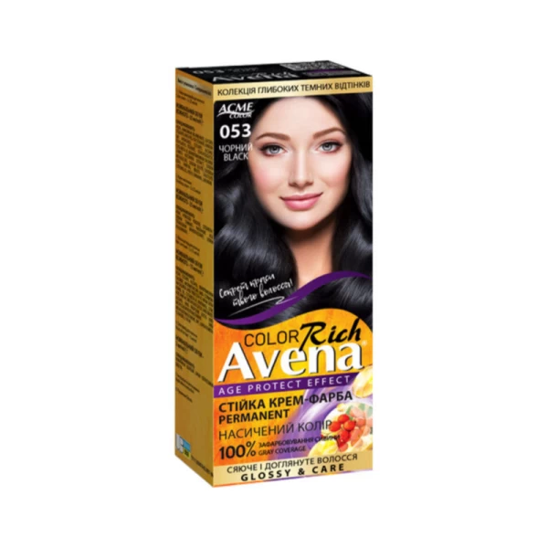 Vopsea pentru par ACME Riabina Avena, 053 - Negru, 100 ml - image 1