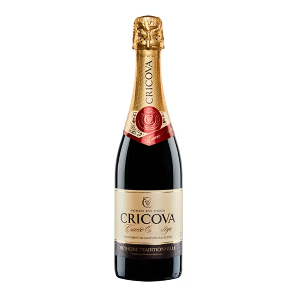 Вино игристое Cricova красное сладкое качественное Cuvee Prestige 0,75 л - image 1