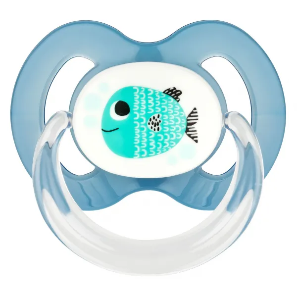 Baby Nova Ортодонтическая пустышка, с кольцом, 0 месяцев+, силикон, BPA free, 2 шт. с коробкой для с - image 4