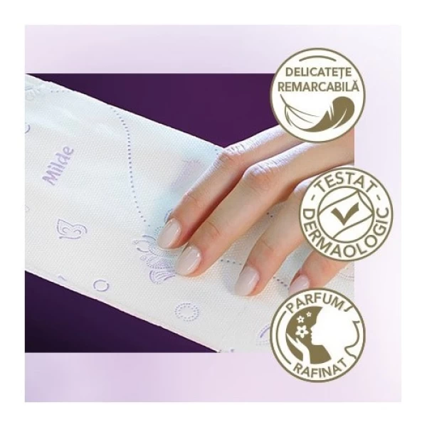 Milde Туалетная бумага, 3 слоя, 16 рулонов Relax Purple - image 4