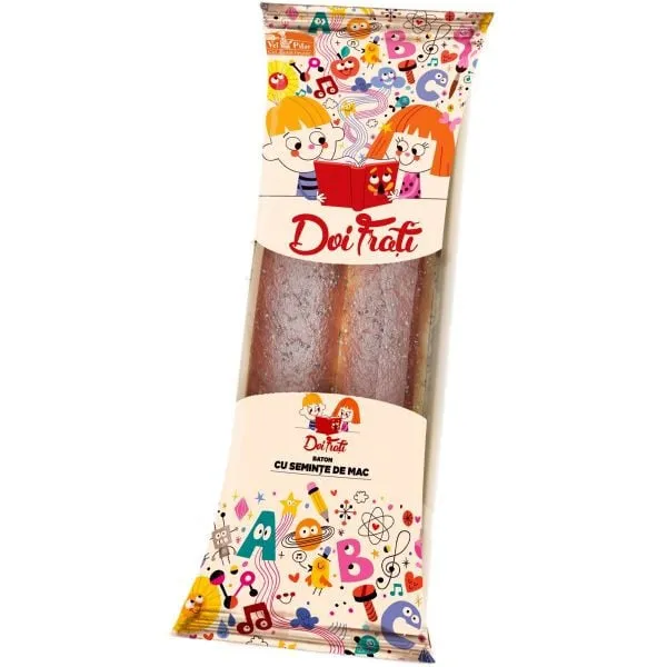 Vel Pitar Baton dulce cu seminte de mac Doi Frati (2x80) 160g - image 1