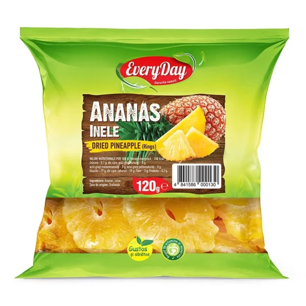 Everyday Сушеный ананас кольцами 120 г - image 1