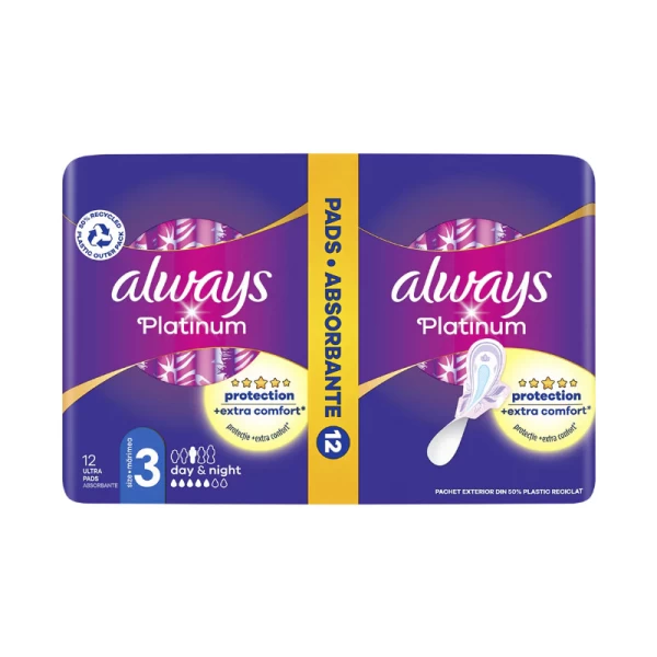 Always Прокладки Platinum Ultra Night Duo 12 шт - image 1