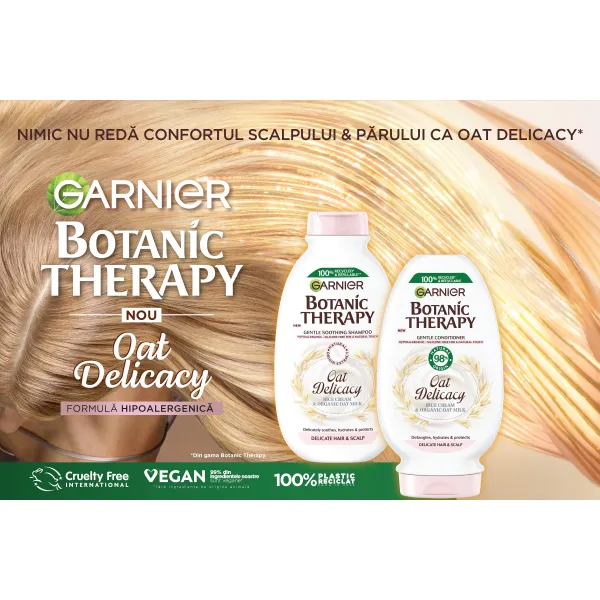 Garnier Botanic Sampon 400 ml Rice Cream & Organic Oat Milk - image 4