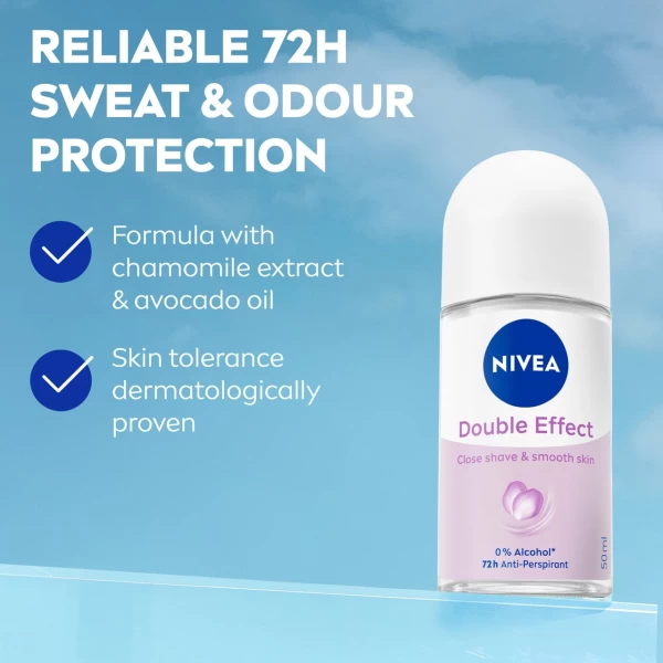 Nivea Дезодорант roll-on Double Effect 50 мл - image 2