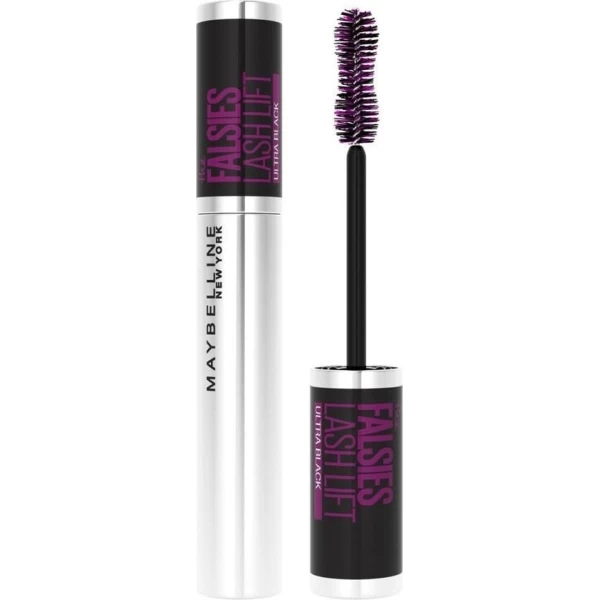 Mascara pentru efect de gene false The Falsies Lash Lift, Extra Black, 9.6 ml, Maybelline - image 2