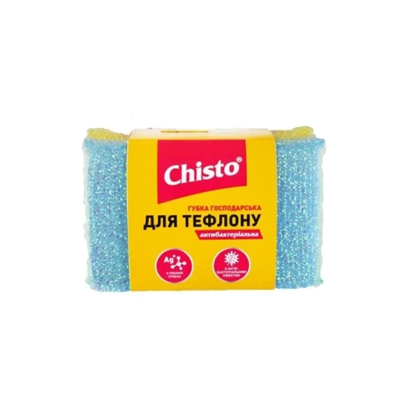Chisto Губка для тефлона антибактериальная 2 шт - image 1