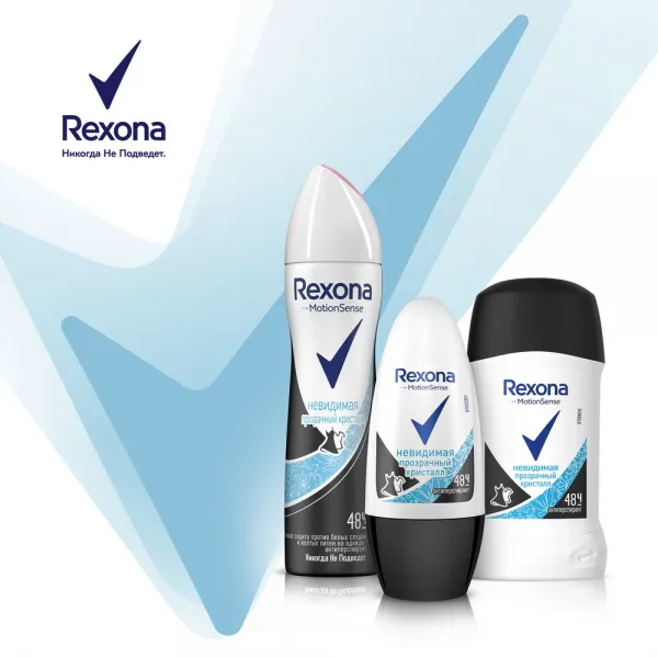 Rexona антиперспирант стик 40мл Invisible Aqua - image 3
