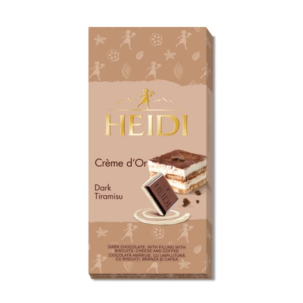 Heidi Ciocolata amaruie cu tiramisu 90 g - image 1