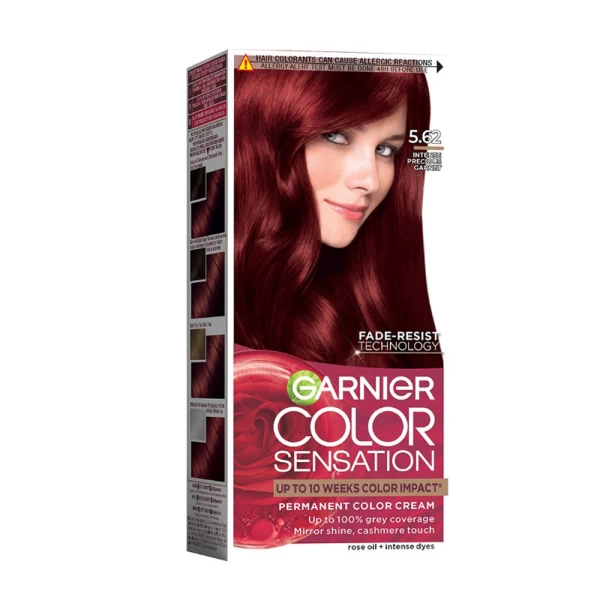 Garnier Color Sensation Vopsea de par 5.62 Visiniu Intens Pretios - image 1