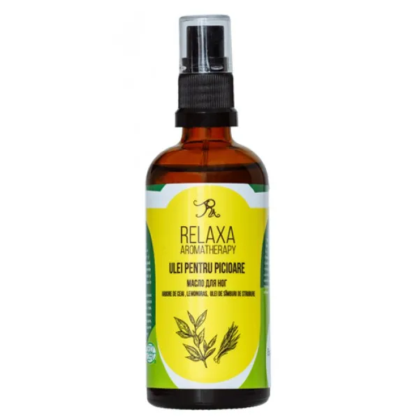 Relaxa Масло для ног Утренняя роса 100ml (чайное дерево, лемонграсс, масло виноградных косточек) - image 1