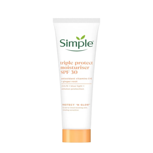 Крем для лица Simple Triple Protect Moisturiser SPF 30, 40 мл - image 1