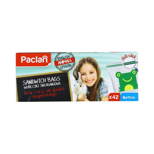 Paclan Пакеты для завтраков с замком 42 шт - image 1