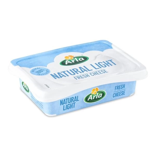 Сир Arla крем-сир Натуральний легкий 200г 50% - image 1