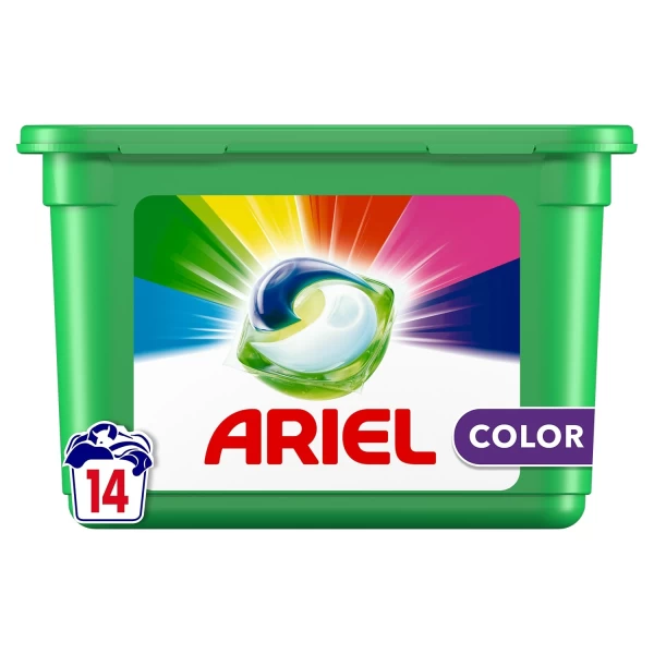 Ariel Detergent capsule All in One PODS Color, 14 spalari - image 1