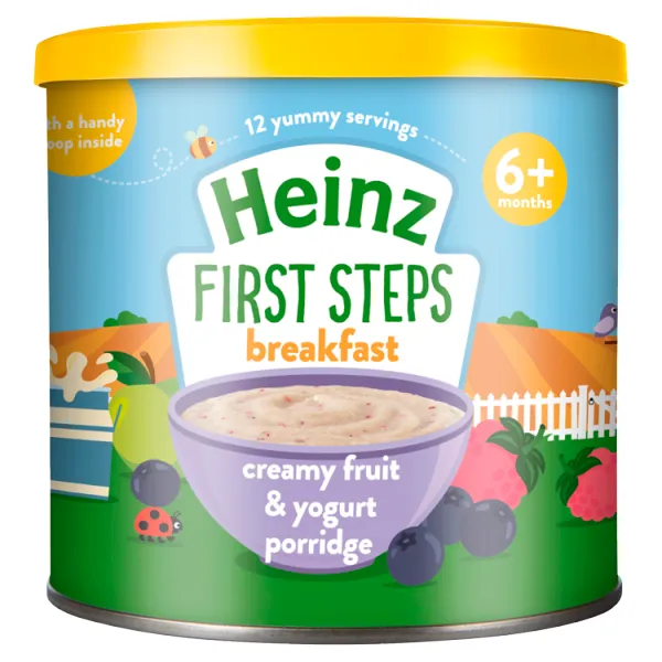 Heinz First Steps Каша Злаки-фрукты-йогурт (6 м+) 240 гр. - image 1