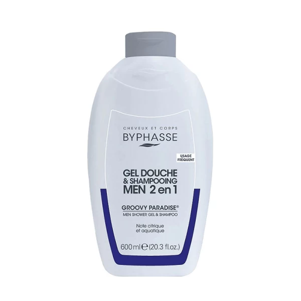 Byphasse Gel-sampon pentru barbati Groovy Paradise 600 ml - image 1