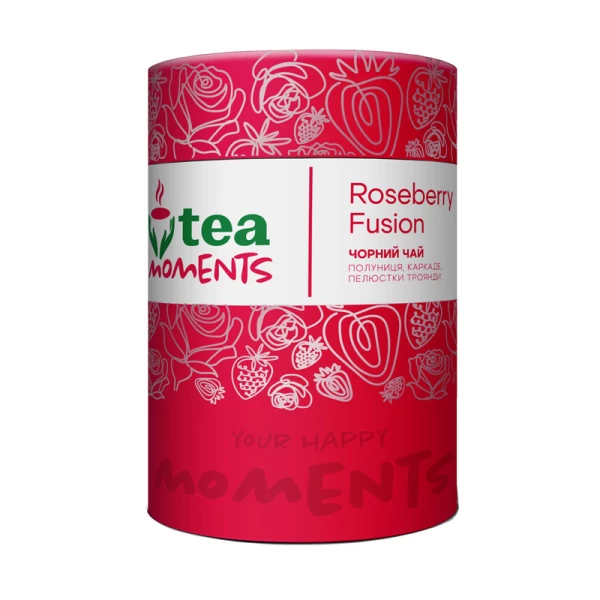 Tea Moments Ceai negru Roseberry Fusion 70 g - image 1