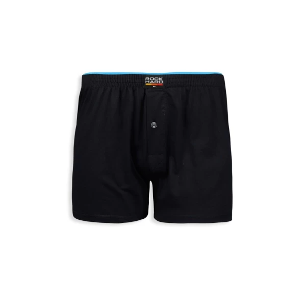 Rock Hard Boxeri Barbati Negru & Gri, L, 7008 - image 1