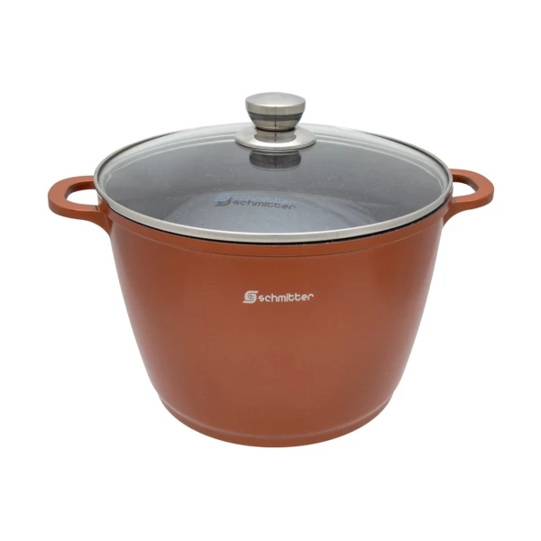 Schmitter Oala Inalta ceramic cu capac aluminiu turnat 24cm, 7L - image 1