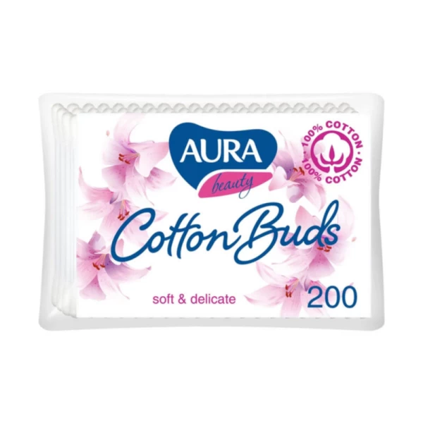 Ватные палочки Aura Eco 200 шт - image 1
