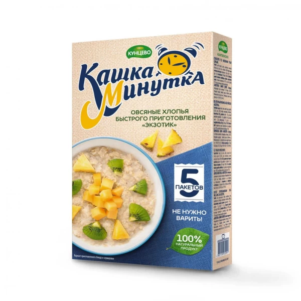 Kashka Minutka Fulgi de ovaz Exotic 185 g - image 1