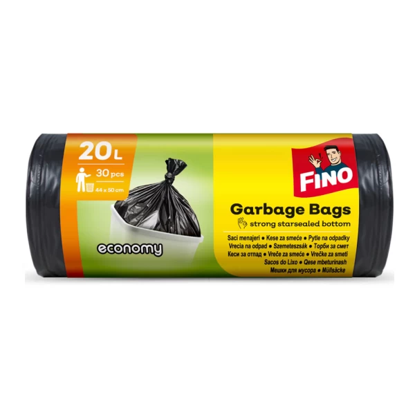 Fino Pungi pentru gunoi HD 20 L 30 buc - image 1