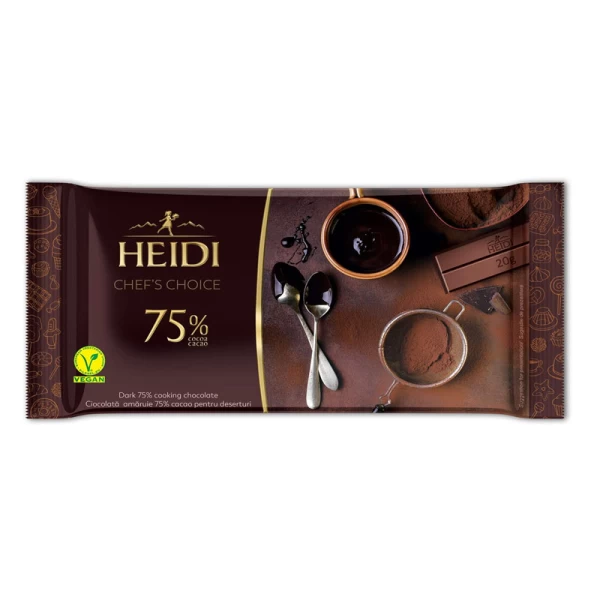 Heidi Ciocolata amaruie 75% desert 200 g - image 1