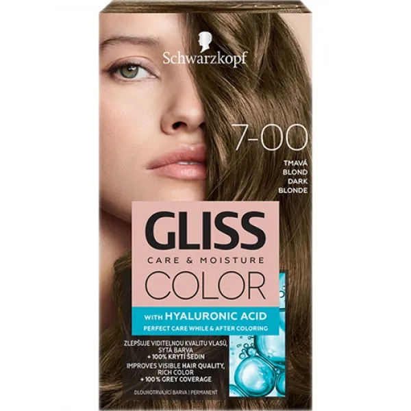 Gliss Color Vopsea de par 7-00 Blond Inchis - image 1