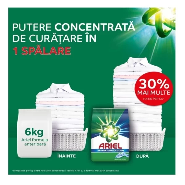 Ariel Стиральный порошок Mountain Spring, 2.6 кг, 40 стирок - image 3