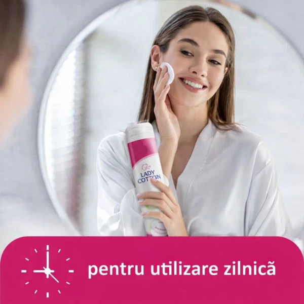 Lady Cotton Discuri cosmetice de vata, 150+25 buc. - image 3