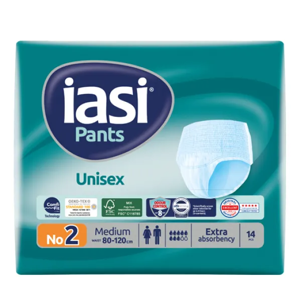 IASI Подгузники для взрослых Unisex N2 Medium 14 шт - image 1