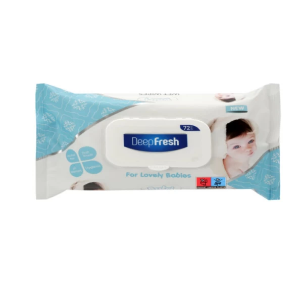 DeepFresh Servetele umede cu capac 72 buc Lovely Baby - image 1