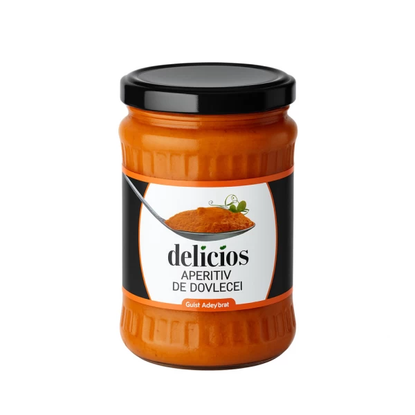 Delicios Conservatie Aperitiv de dovlecei 314 ml - image 1