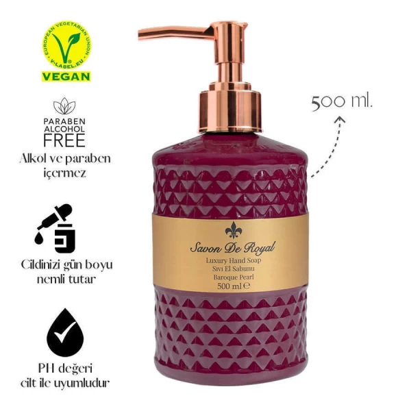 Savon de Royal sapun lichid 500 ml Luxury Baroque Pearl - image 2