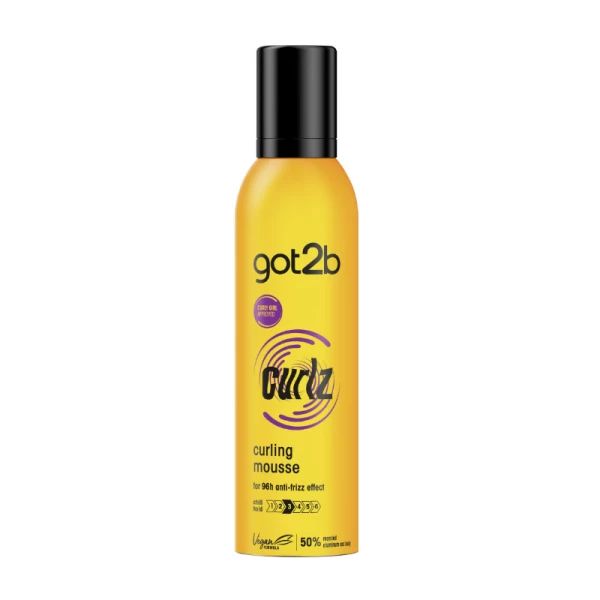 Got2B Spuma pentru bucle Curlz 250 ml - image 1