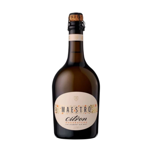Maestro Вино игристое Цитрон Магаратча белое брют 0,75 л - image 1