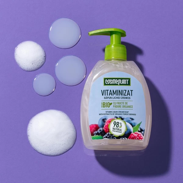 Cosmeplant Sapun lichid Vitaminizat Fructe de padure 400 ml - image 3