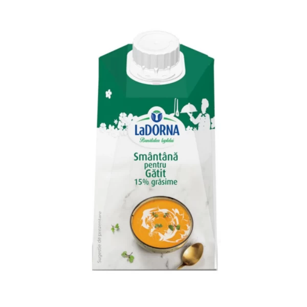 LaDorna Smantana pentru gatit 15% UHT 500 ml - image 1