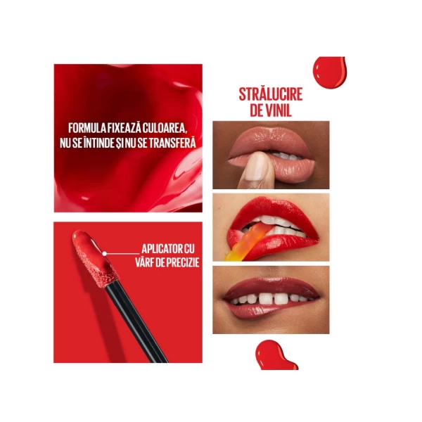 Maybelline Ruj lichid SuperStay Vinyl Ink 10 Lippy 4,2 ml - image 4