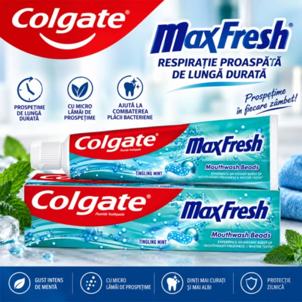 Colgate pasta de dinti Max Clean Gentle Mineral Scrub 75 ml - image 2