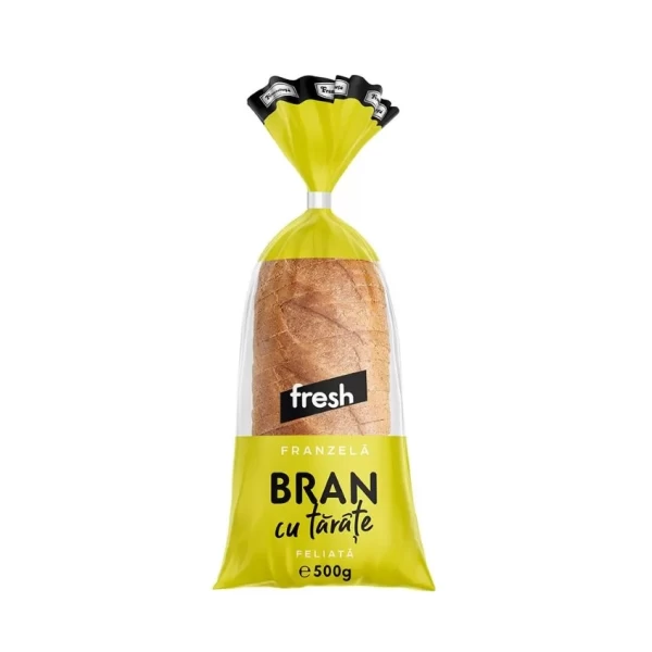 Franzeluta Fresh Franzela bran cu tarate 500g - image 1