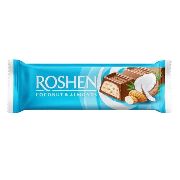 Шоколадний батончик Roshen з карамеллю 29г - image 1