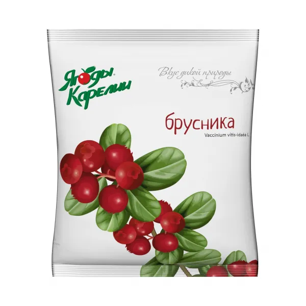 Брусника ягоды 200г Ягоды Карелии, пакет - image 1