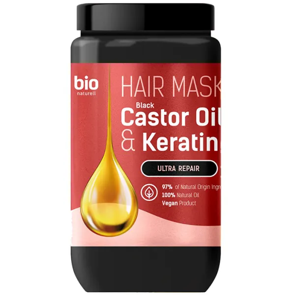 Маска для волос Bio Naturell Castor Oil & Keratin 946 мл - image 1