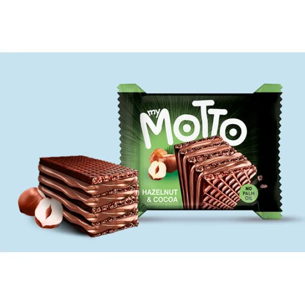 My Motto Вафли Орех и какао 34г, 3+2 - image 2