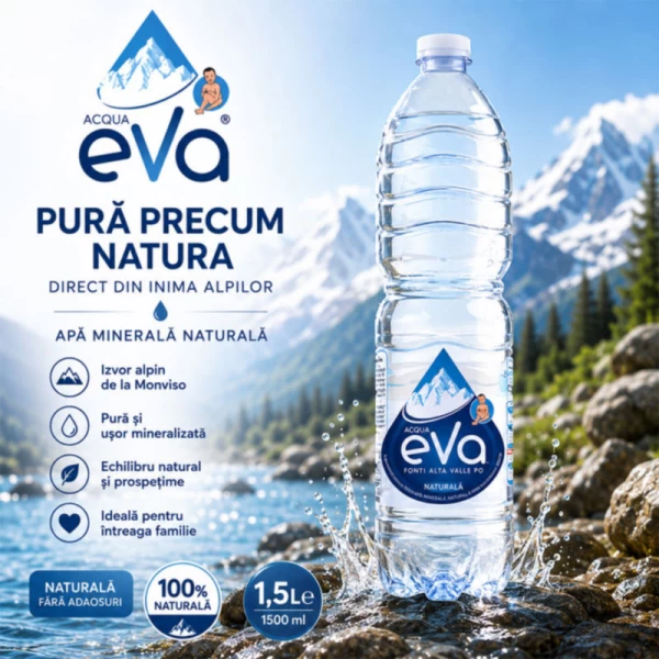 Eva Apa minerala naturala 1,5 l - image 2