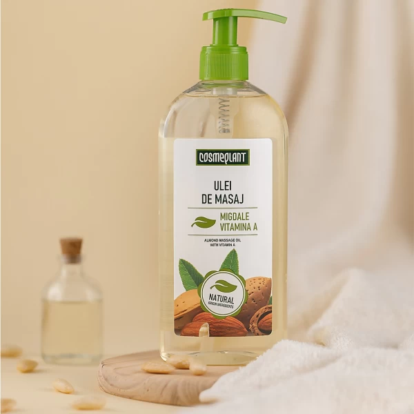 Cosmeplant Ulei de masaj cu Migdale si vitamina A, 500 ml - image 3
