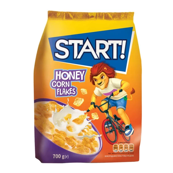 Start! Fulgi de porumb cu miere 700g - image 1