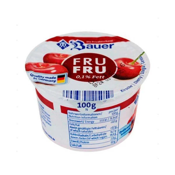 FruFru Иогурт вишневый 0,1% 100 г - image 2